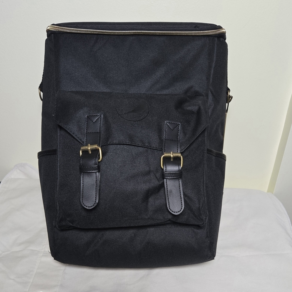 Black Cooler Backpack With Removable Liner